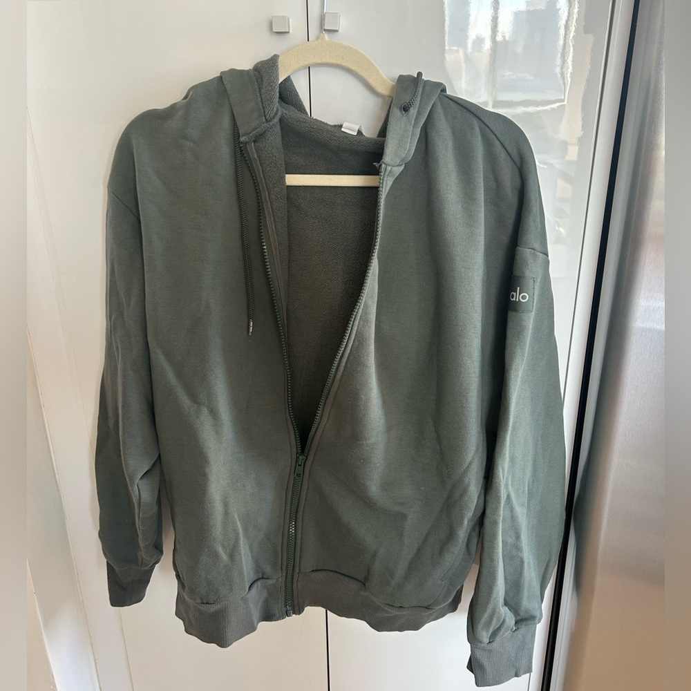 Alo zip up sweatshirt